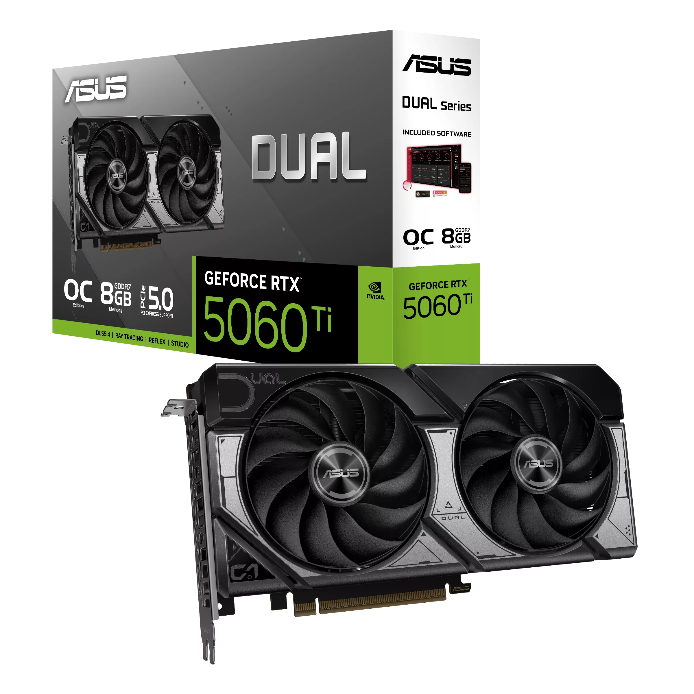 PLACA DE VIDEO ASUS RTX 5060 TI DUAL 8GB OC