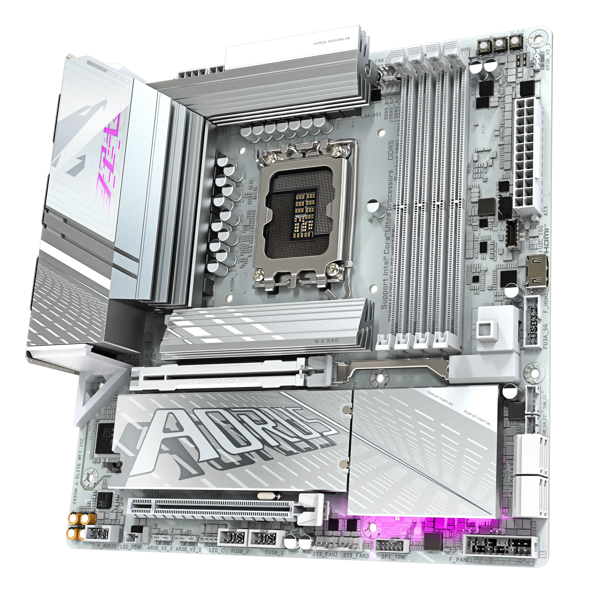 MOTHER GIGABYTE Z890M AORUS ELITE WIFI7 ICE LGA1851