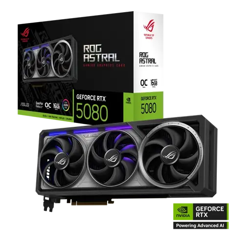 Placa de video Asus RTX 5080 Astral 16GB OC