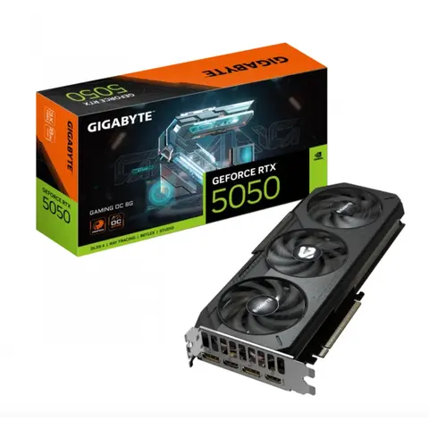 Placa De Video Gigabyte Gf Rtx 5050 Gaming Oc 8gb