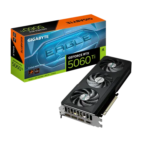 Placa De Video Gigabyte Rtx 5060ti Eagle Max Oc 8gb