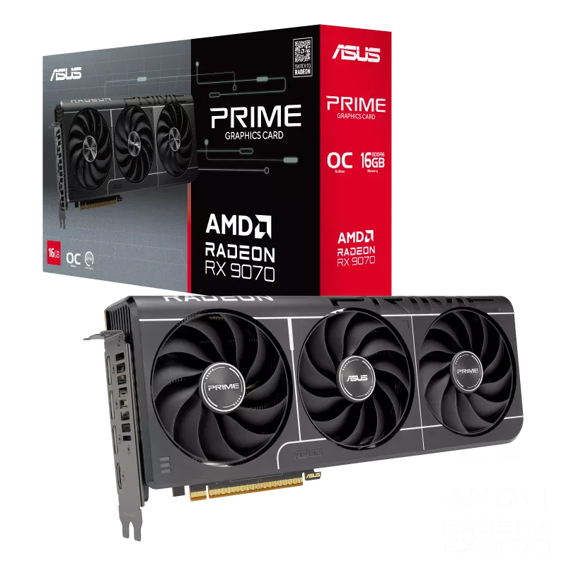 Placa De Video Asus Prime Rx 9070 O16g Evo