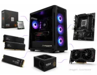 PC GAMER R7 5700 + A520M + 32GB 2X16 + RTX 5050 + SSD 1TB SATA + 700W 80P + GABINETE GAMER RGB