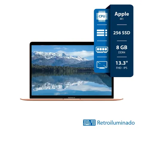 Apple Macbook Air M1 - 8GB - SSD 256GB - 13.3