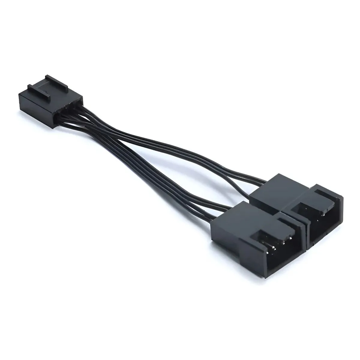 SPLITTER PWM 1X2 COOLERS 3 Y 4 PINES NEGRO CPU FAN DIVISOR