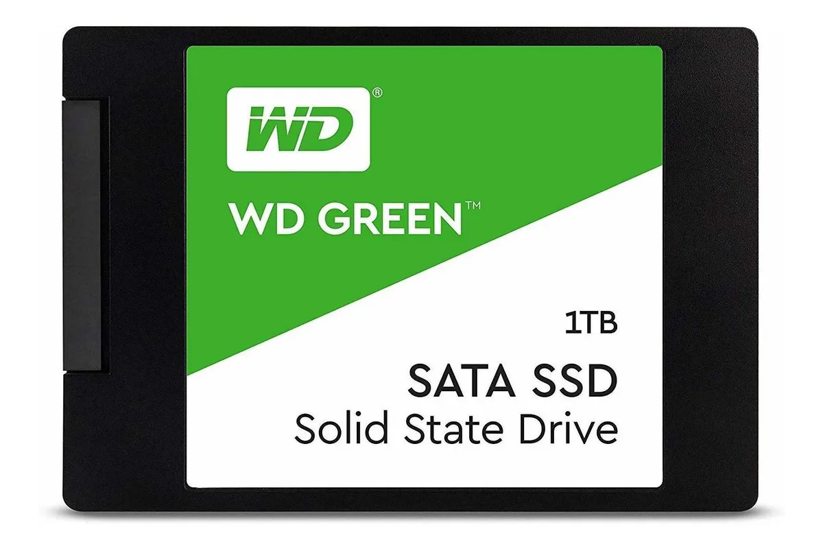 DISCO SÓLIDO INTERNO WESTERN DIGITAL GREEN WDS100T3G0A 3 SSD 1TB SATA