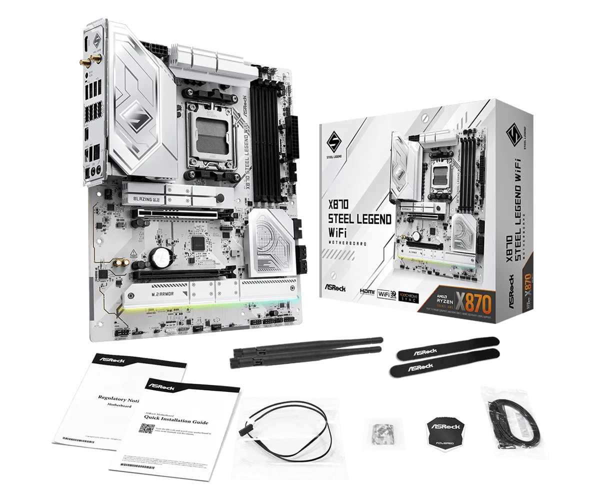 Motherboard Asrock X870 Steel Legend Wifi 7 AM5 