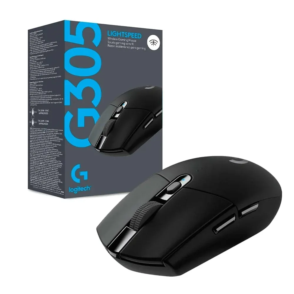 Mouse Gamer Inalámbrico Logitech G305 Lightspeed Black