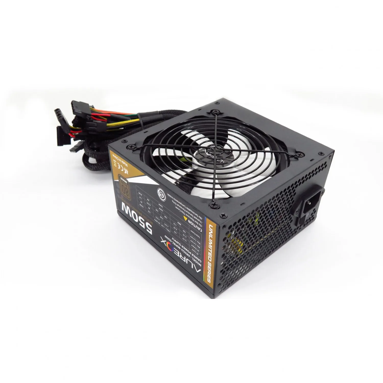 Fuente Gamer Aureox 550w 80+ Bronze