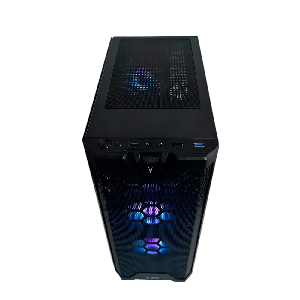 Gabinete Gamer LNZ Y11 X4 FAN ARGB BLACK