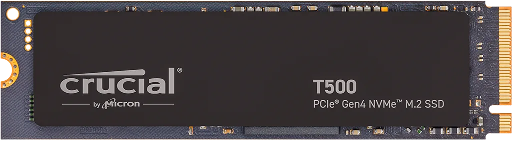 Disco SSD NVMe Crucial 500Gb T500 Gen 4