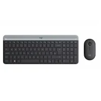COMBO LOGITECH TECLADO Y MOUSE MK470 BLACK WIRELESS