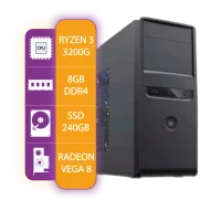 Pc Armada AMD Ryzen 3 3200G | 8GB RAM | SSD 240GB