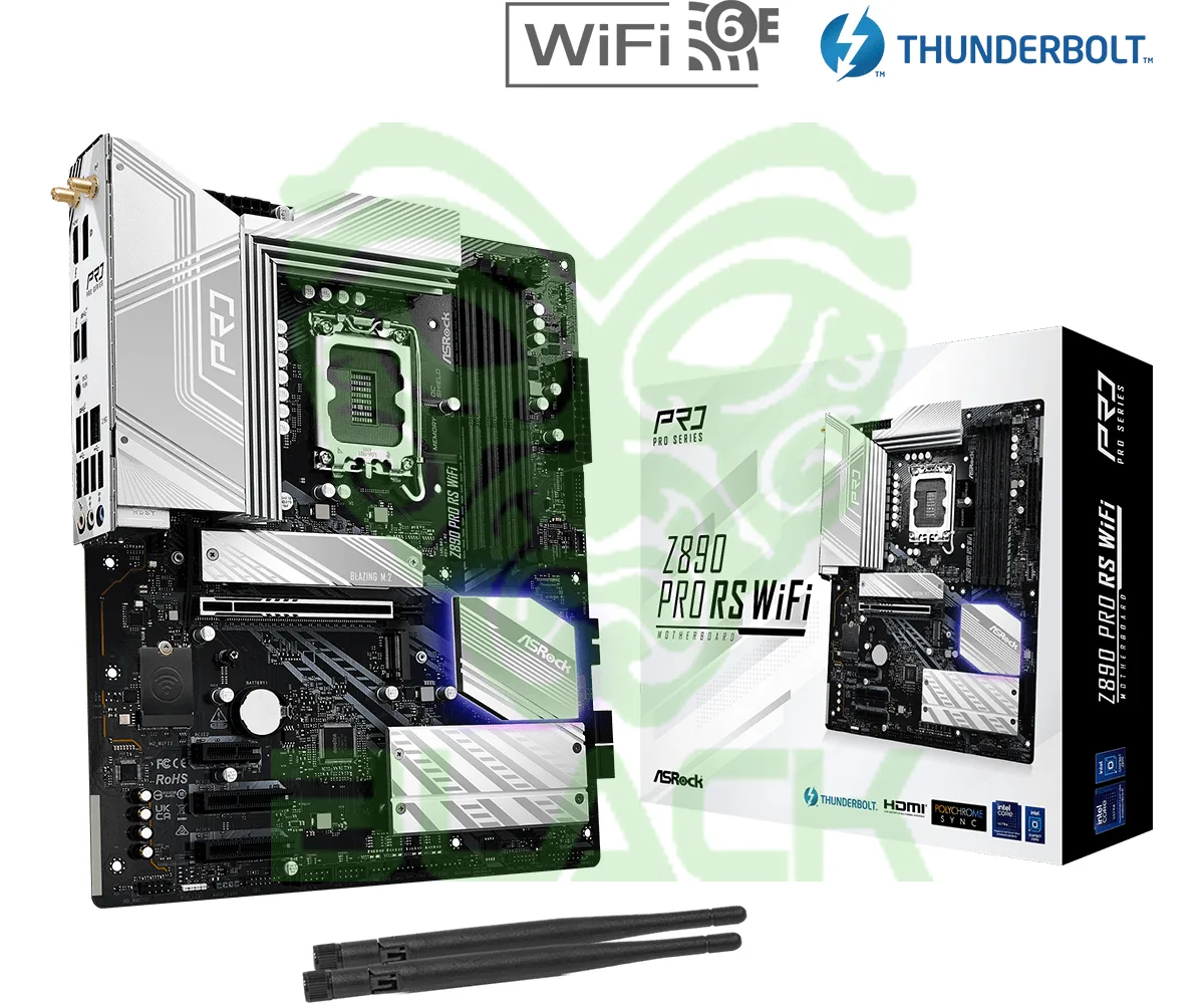 Motherboard Asrock Z890 Pro Rs Wi-fi Intel® Socket 1851 12/13/14va. Gen. DDR5