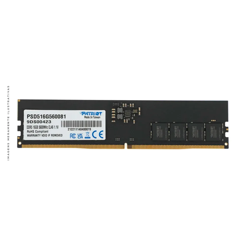 MEMORIA RAM PATRIOT 16GB DDR5-5600 Pc