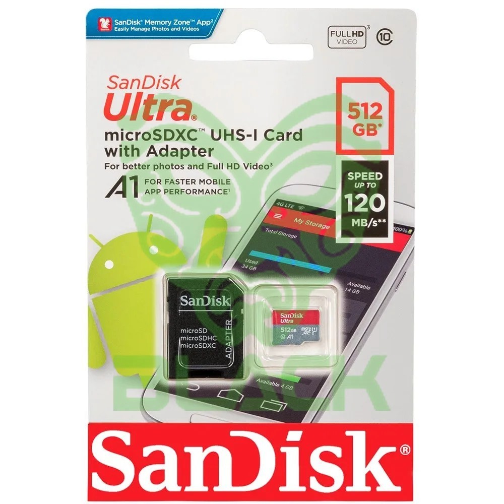 TARJETA DE MEMORIA SD SANDISK ULTRA 512GB