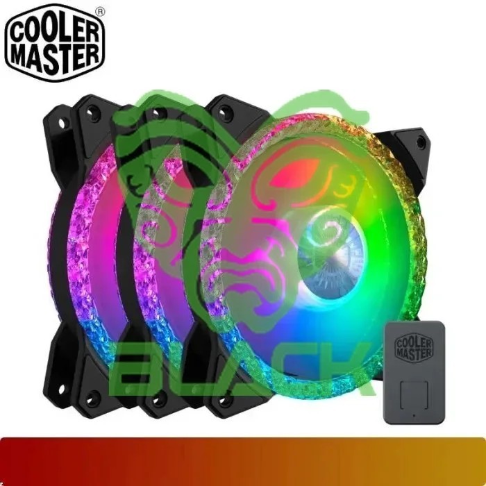 FAN COOLERMASTER MASTERFAN MF120 PRIS 3X