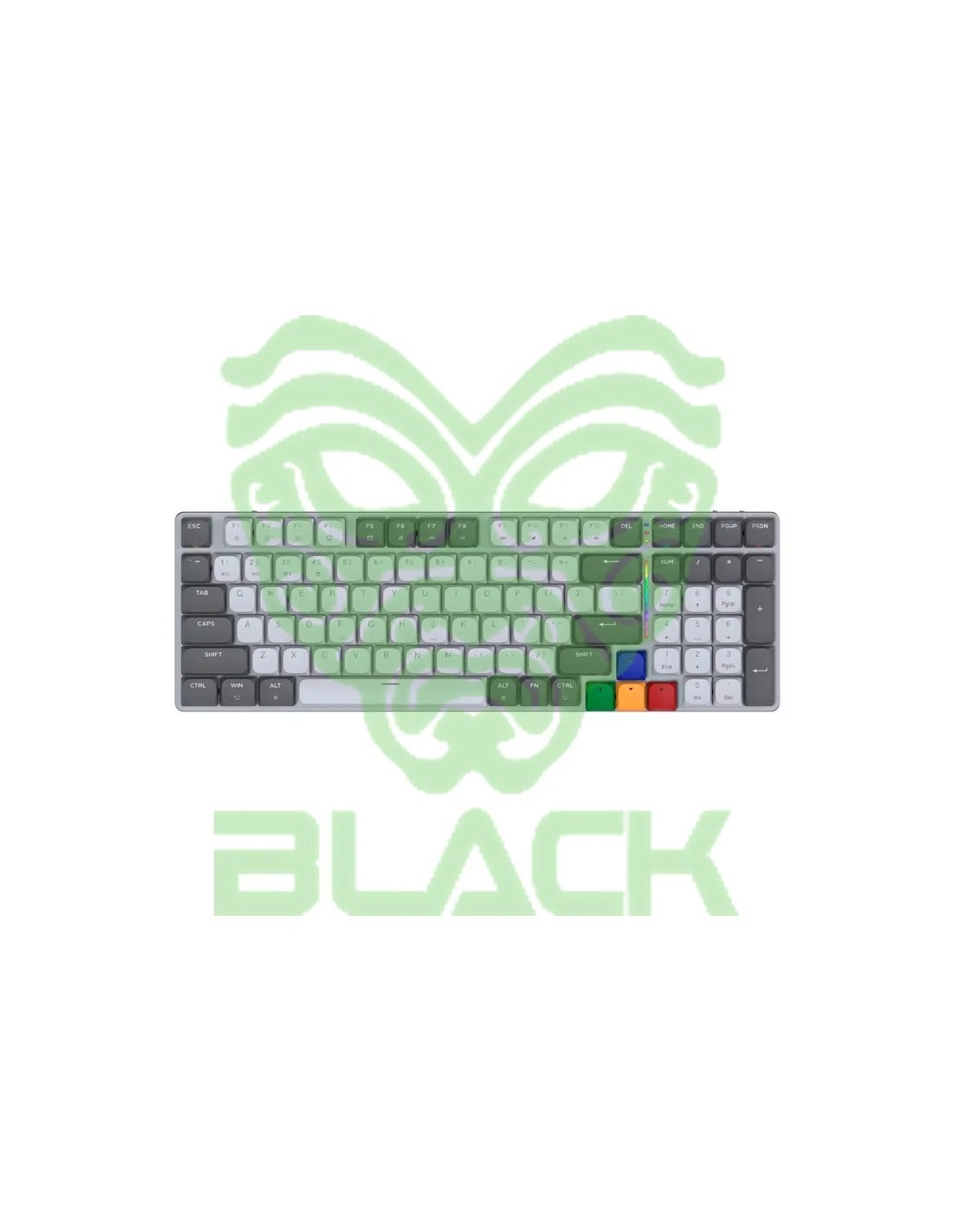 TECLADO MECÁNICO INALAMBRICO FANTECH MAXFIT AIR99 MK916 SUPER MAXFIT - GREY (RED SWITCH)