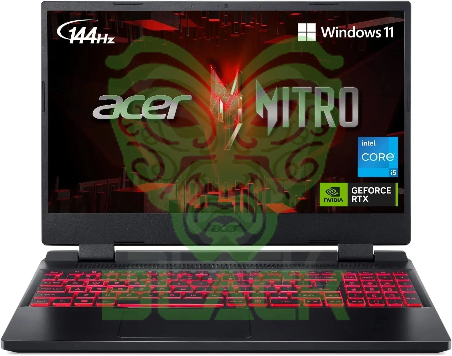 NOTEBOOK ACER NITRO 5 AMD RYZEN 5 755HS/MEMORIA 16 GB/SDD 512 GB/15.6 IPS 165 HZ QHD/P.VIDEO RTX 3050/WINDOWS 11 HOME