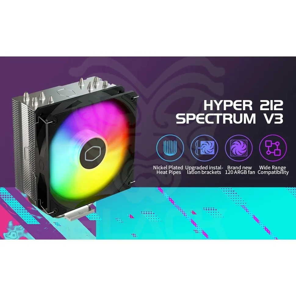 COOLER CPU COOLER MASTER HYPER 212 SPECTRUM V3 RGB