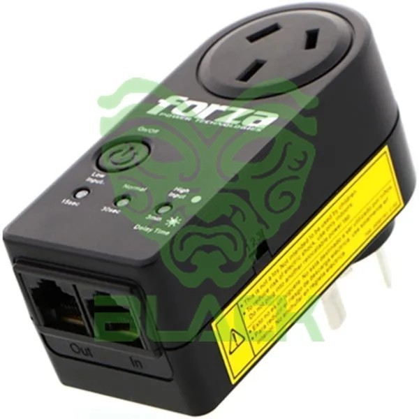 PROT.FORZA ZION 1 IRAM 900J MAX 1500W NEGRO + RJ45