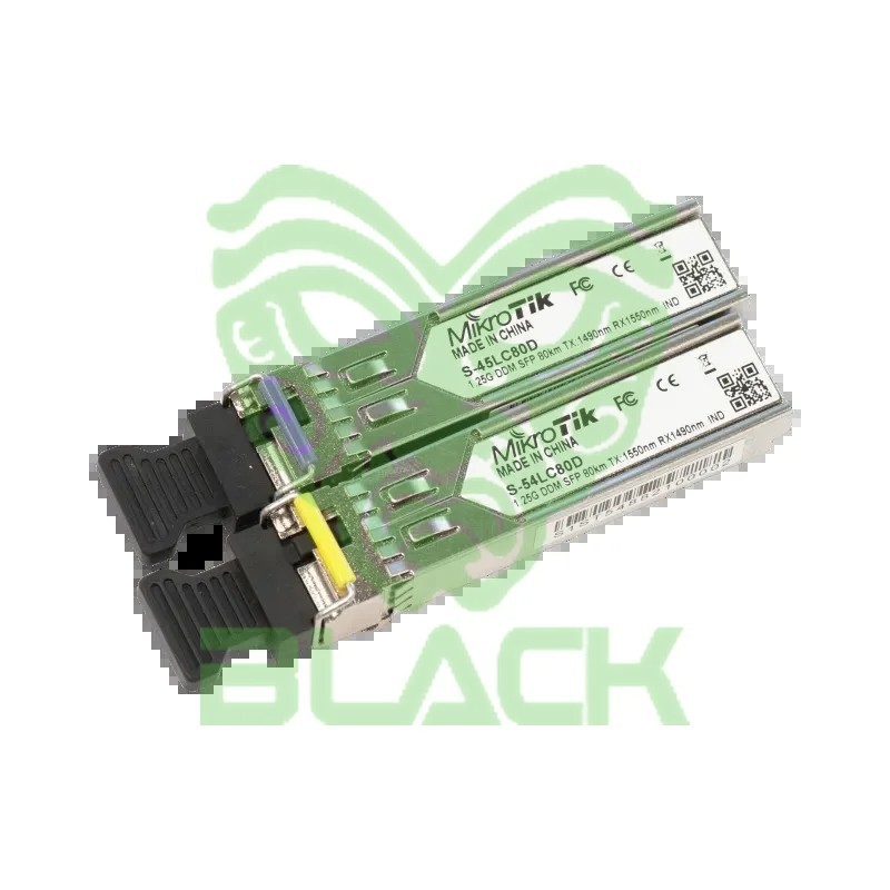 SFP MIKROTIK PAR S-45LC80D S-54LC80D 1.25G SM 80KM