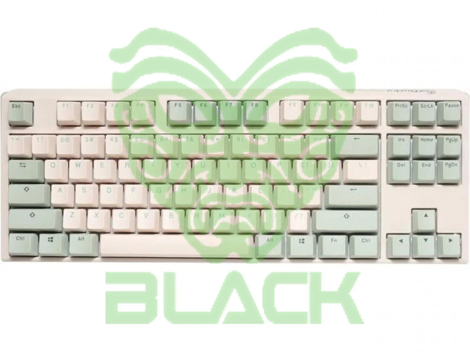 TECLADO MECANICO DUCKY ONE 3 MATCHA TKL HOTSWAP DOUBLE SHOT PBT QUACK CHERRY MX SILENT RED