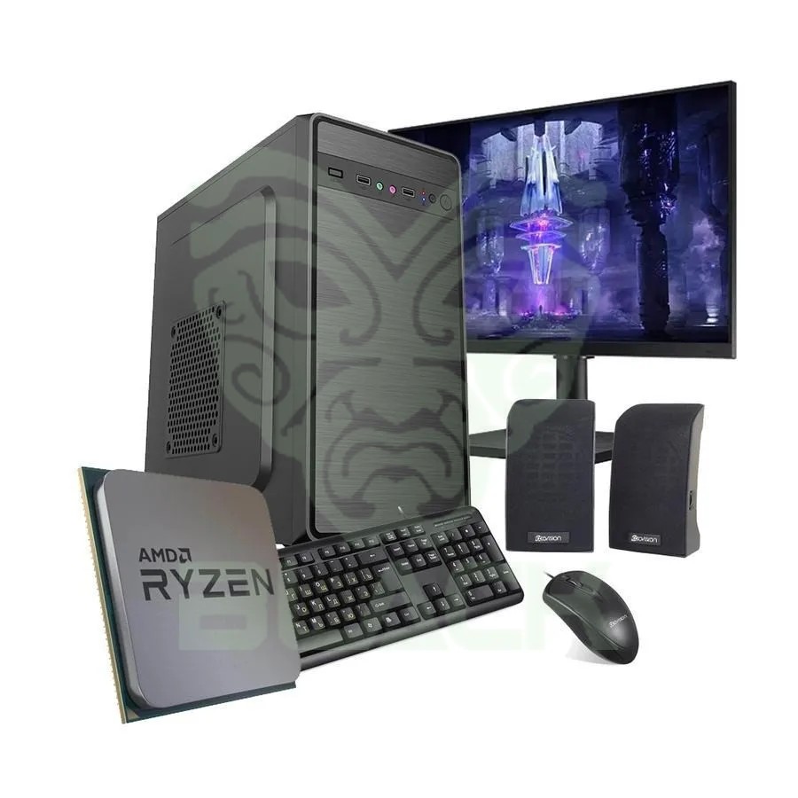 PC ECOVISION AMD RYZEN 3 3200G + 8GB + 240GB + MONITOR 19
