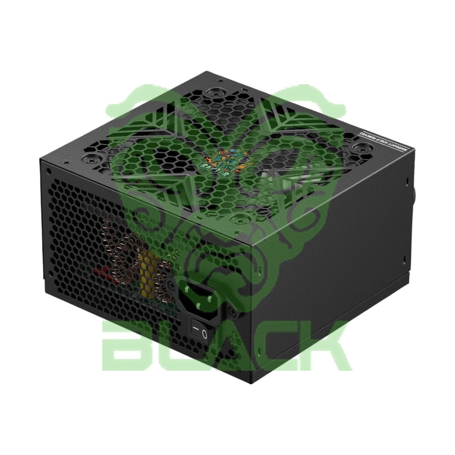 FUENTE RAPTOR VOLT 500W 80 PLUS SILVER NEGRO
