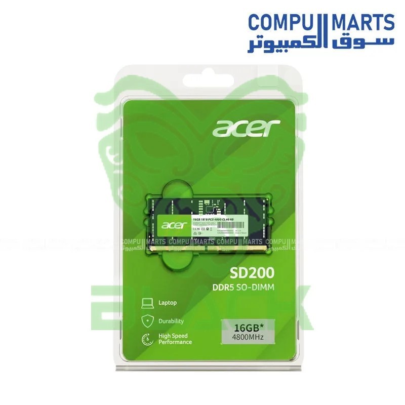 ACER SODIMM SD200 16GB DDR5 4800MHZ