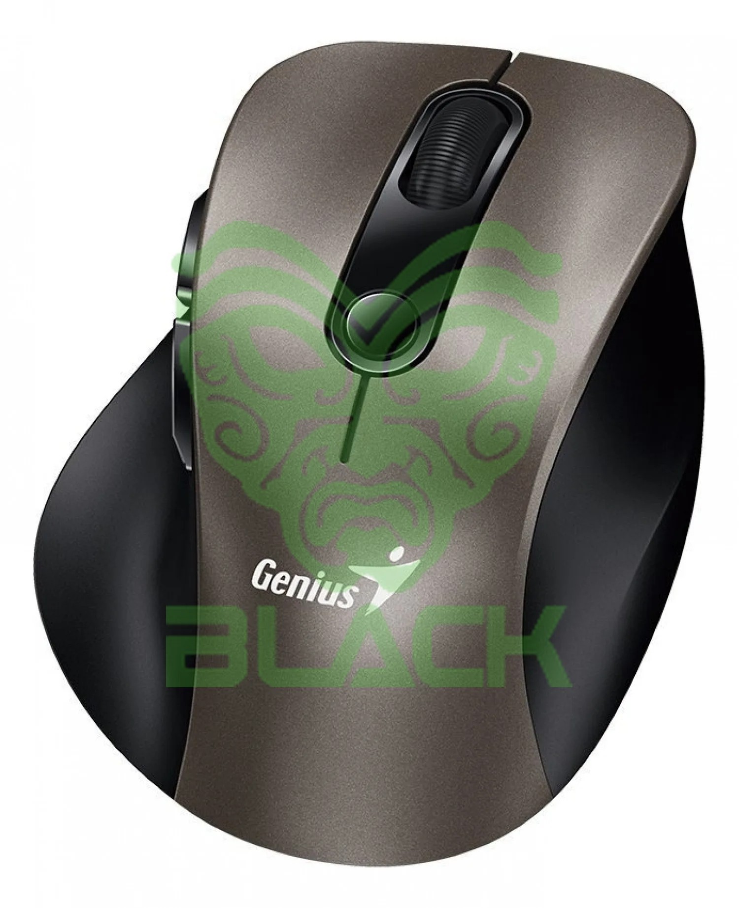 MOUSE WIRELESS MINI GENIUS ERGO 9000S 2.4G/BT CHAMPAGNE/TITANIUM