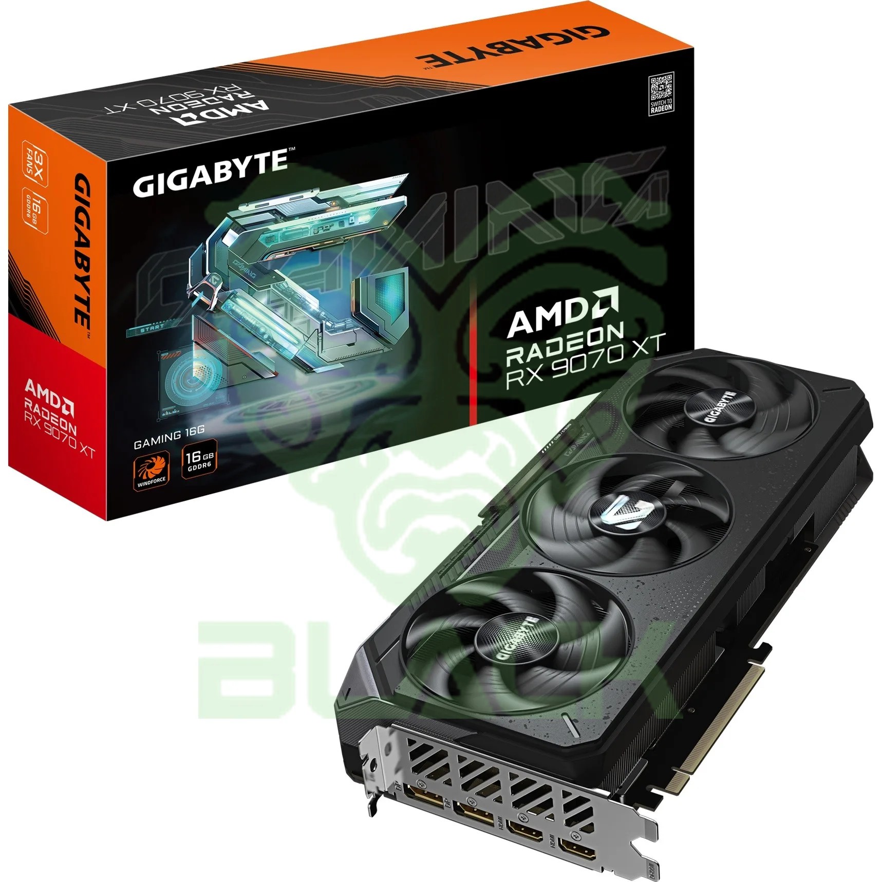 PLACA DE VIDEO GIGABYTE RADEON RX 9070 XT GAMING 16GB