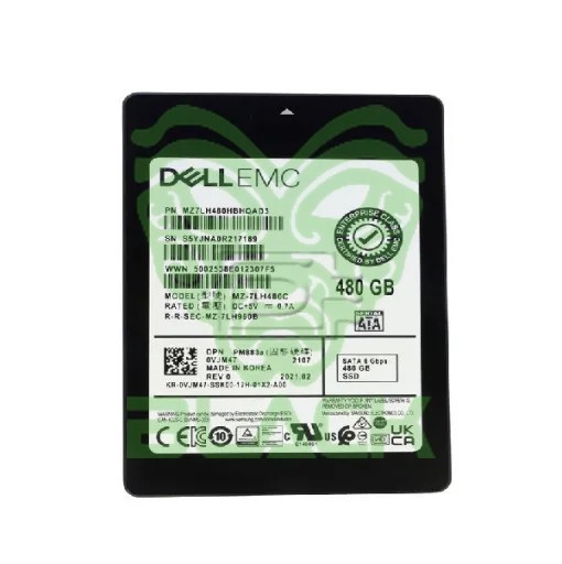 SSD SATA DELL 480GB RI 6GBPS 512 3.5` HYB CK