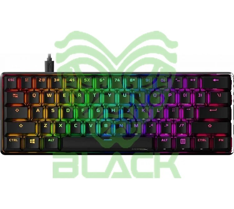 TECLADO MECANICO HYPERX ALLOY ORIGINS 60% SWITCH LINEAR RED RGB ENG