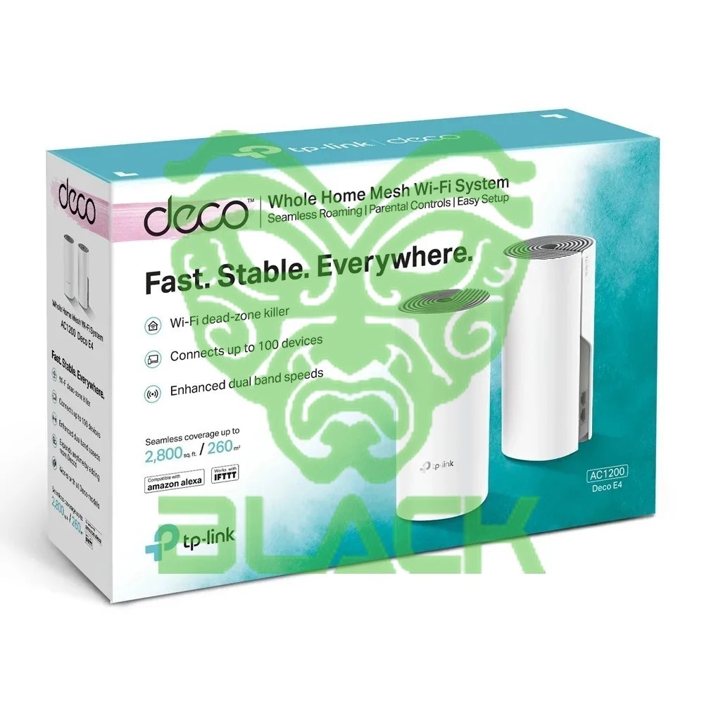 SISTEMA WI-FI MESH TP-LINK DECO E4 2-PACK AC1200