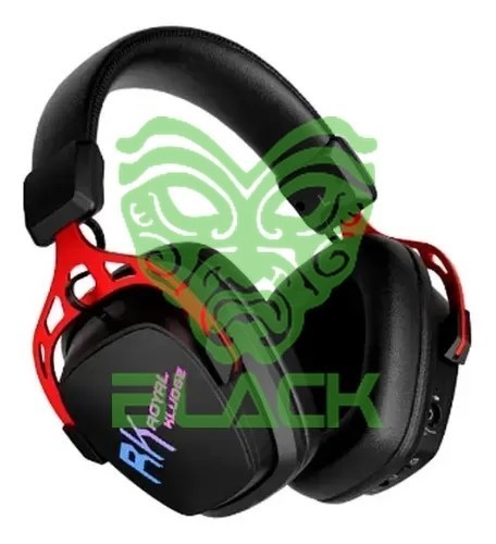 Auricular Gamer Inalambrico Royal Kludge Hg101 Matte Black Tri Mode