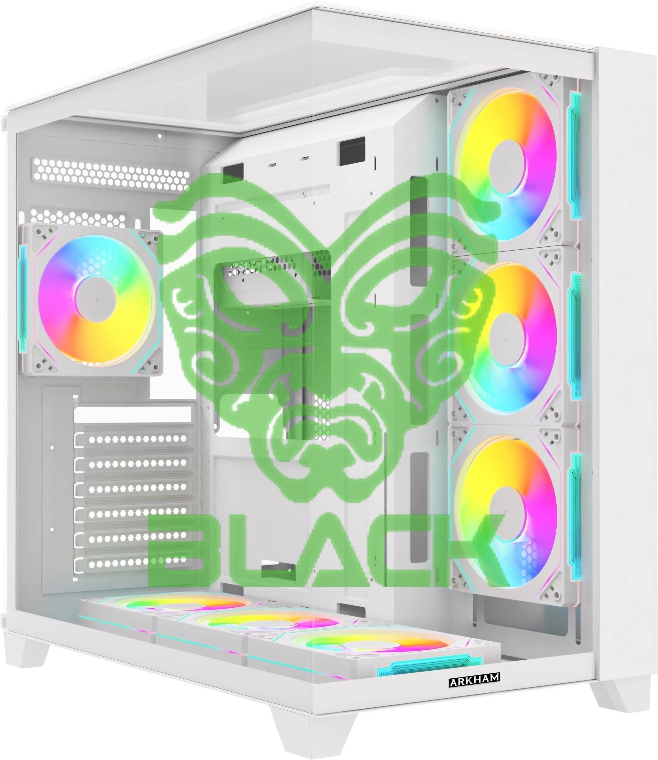 GAB ARKHAM MINOR WH BLANCO 7*FAN ARGB ATX