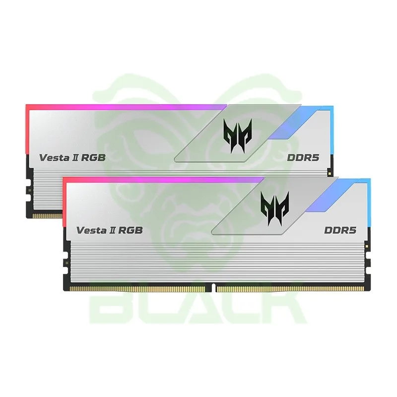 PREDATOR UDIMM VESTA II RGB SILVER 32GB KIT (16GB X2) DDR5 6000MHZ