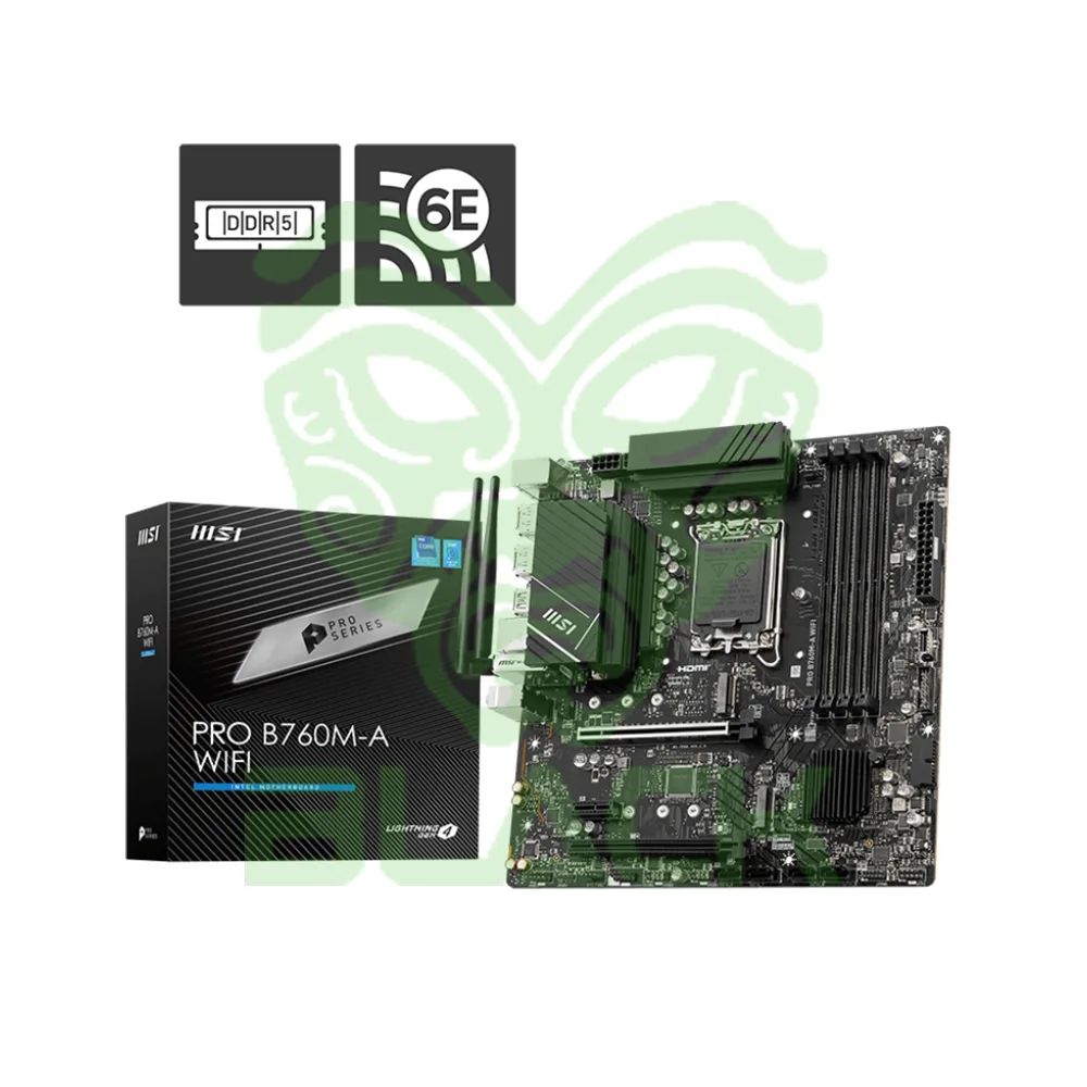 Mother MSI Pro B760M-A WIFI DDR5 1700 (12va/13va/14va Gen)