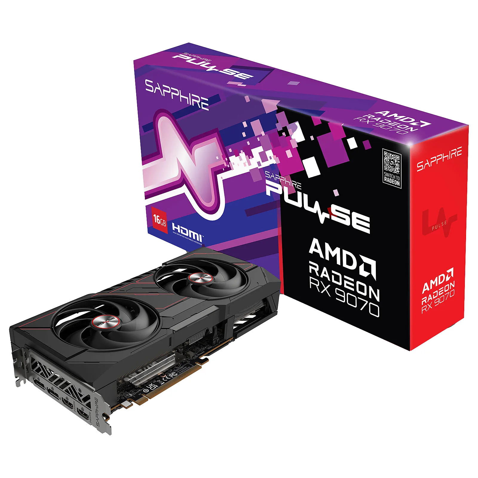 VGA Sapphire Radeon Rx 9070 Pulse 16GB Gddr6