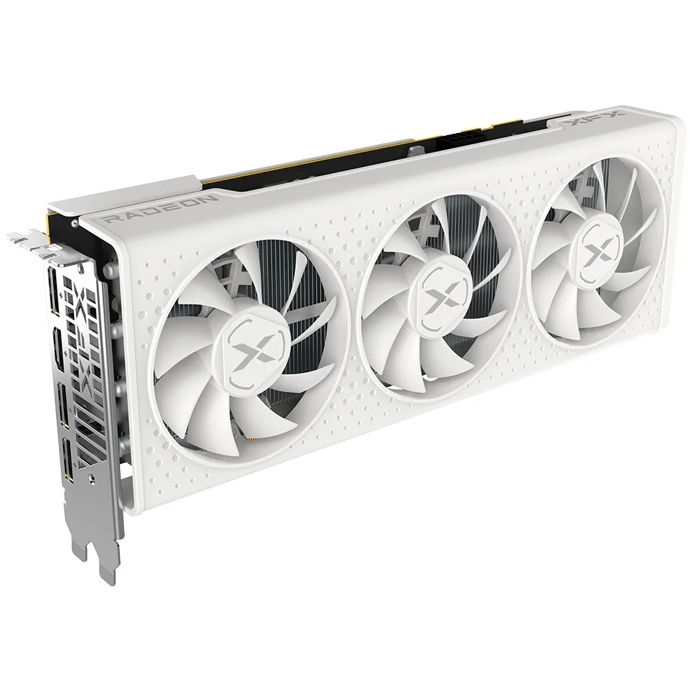 Placa De Video Xfx Radeon Rx 7600 8GB Gddr6 Speedster Qick 308 White