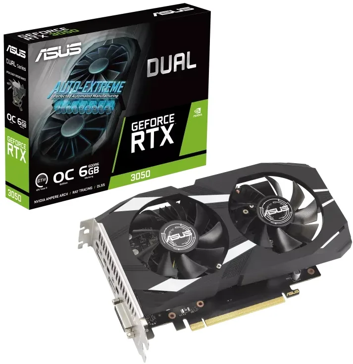 ASUS Geforce Rtx 3050 Dual Oc Edition 6g