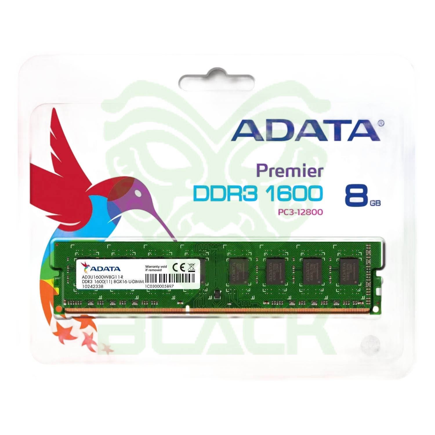 MEMORIA RAM ADATA 8GB DDR3 1600MHZ ADDX1600W8G11-SPU