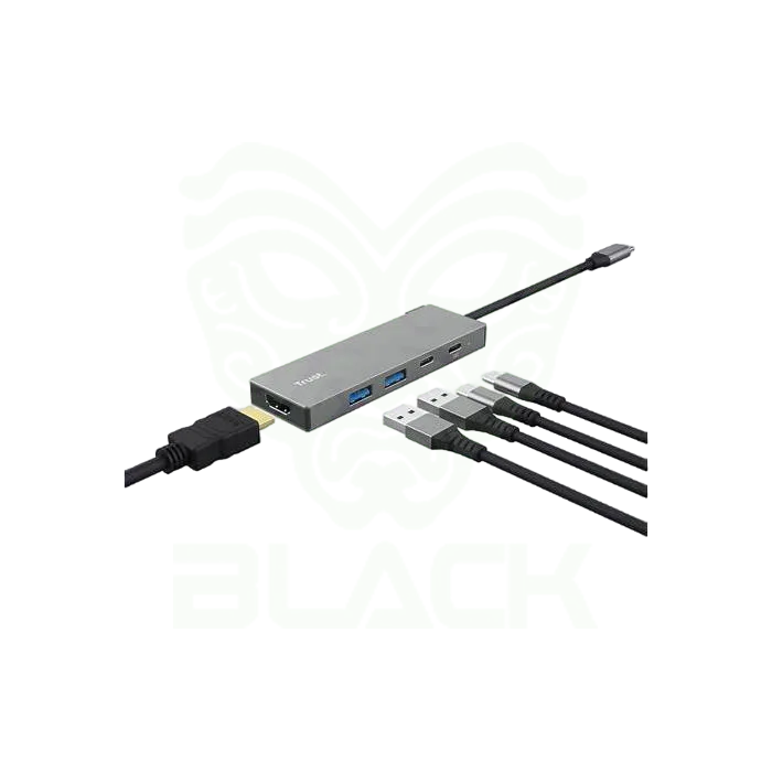 ACCESORIOS TRUST DALYX 5 EN 1 MULTIPORT ADAPTADOR