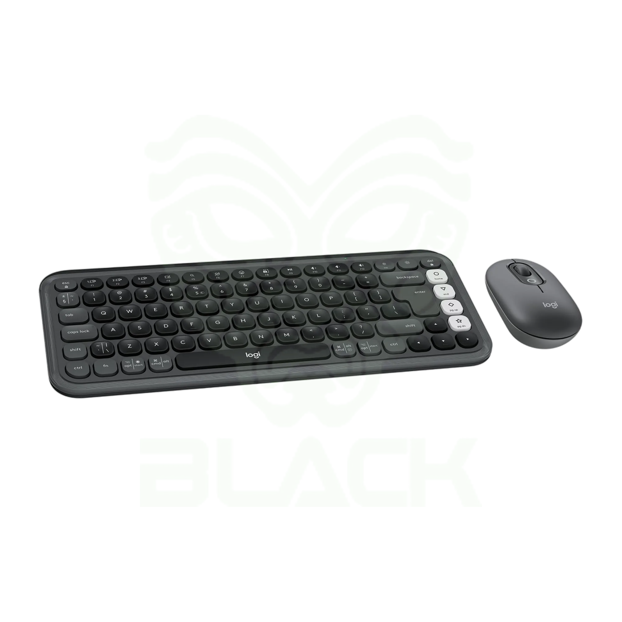 TECLADO Y MOUSE LOGITECH POP ICOM GRAPHITE WIRELESS 2.4GHZ - BT