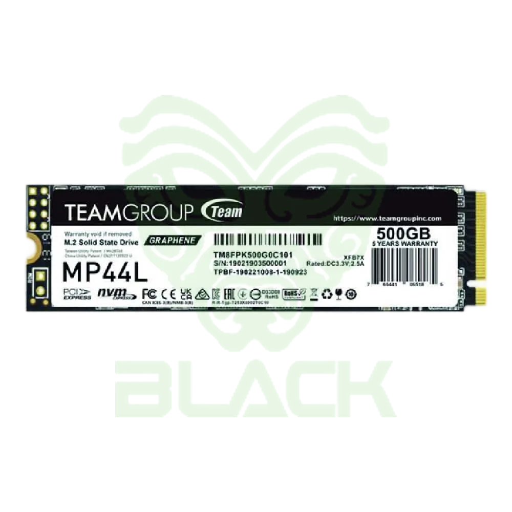 DISCO INTERNO SSD TEAM GROUP MP44L 500GB M.2 NVME PCIE 4.0 5000MB/S