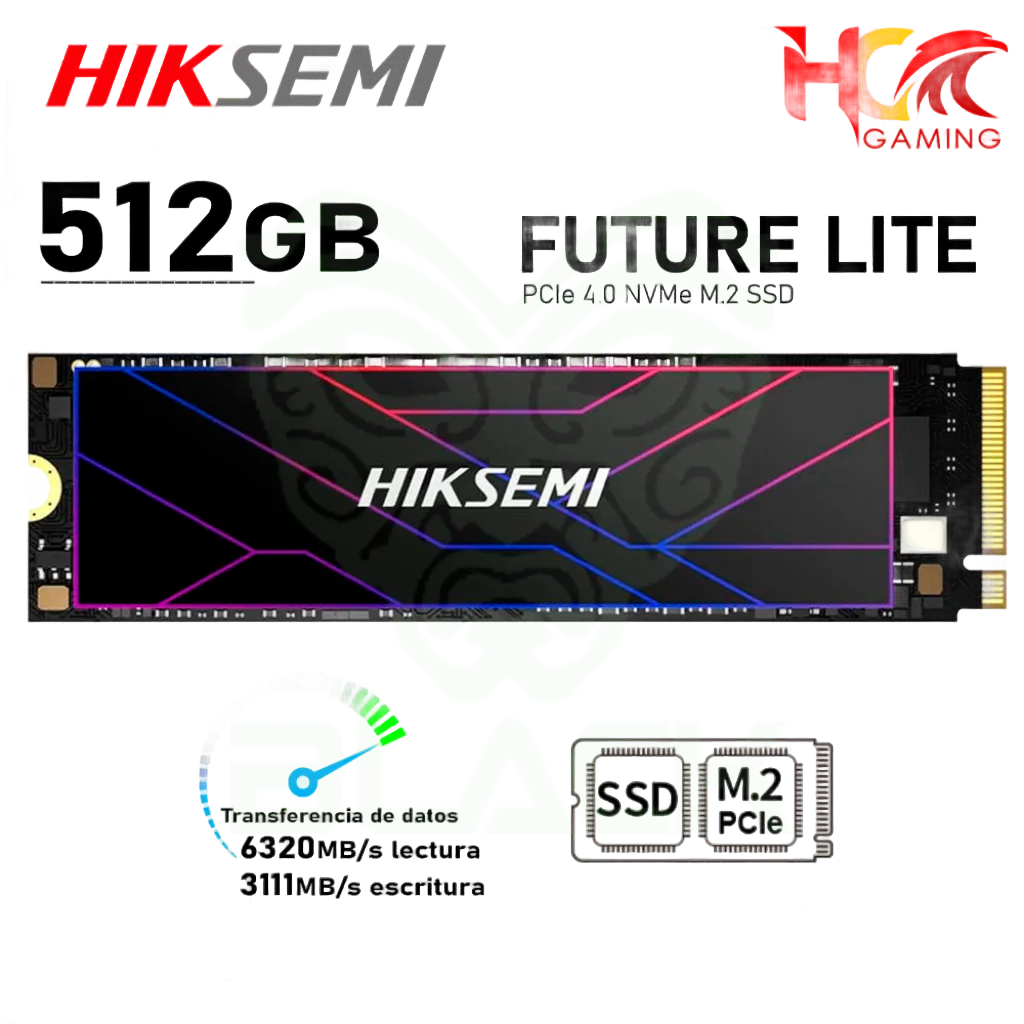 DISCO SOLIDO INTERNO HIKSEMI FUTURE LITE 512GB HS-SSD-FUTURE LITE 512G
