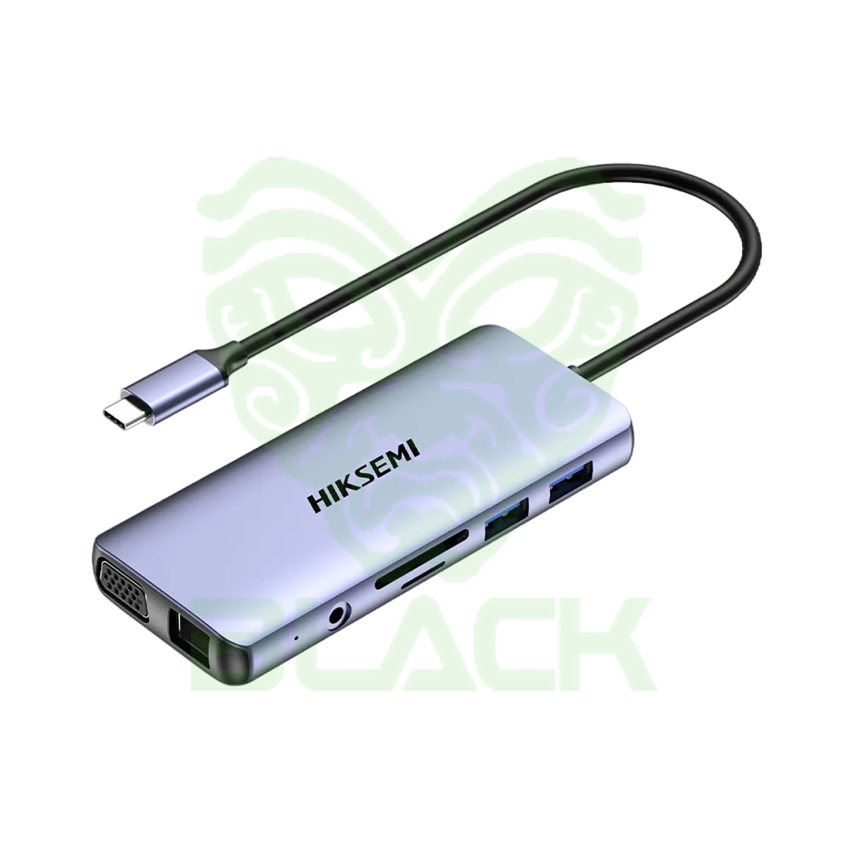 ADAPTADOR HUB HIKSEMI MULTIFUNCION TIPO C 11 EN 1 DS11
