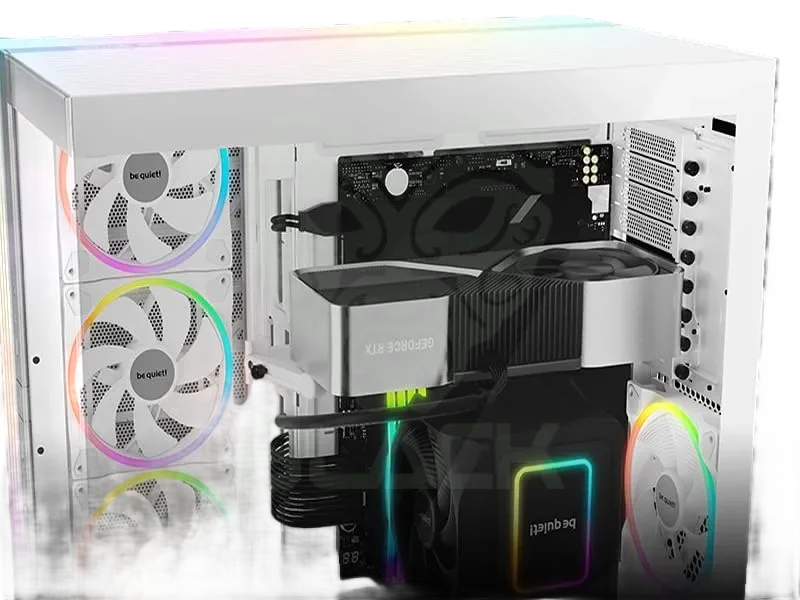 GABINETE BE QUIET! LIGHT BASE 900 DX WHITE ARGB E-ATX BLACK VIDRIO TEMPLADO BACK CONNECT USB-C 3.2 GEN2 INC. CONTROLADORA
