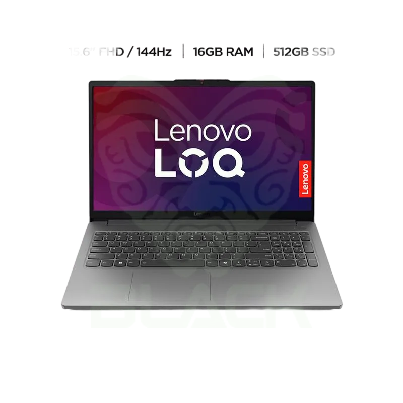 NOTEBOOK LENOVO LOQ 15IAX9 15.6" INTEL CORE I5 12450HX 16GB DDR5 SSD 512GB RTX 4050 FREE DOS 83GS00VXAR